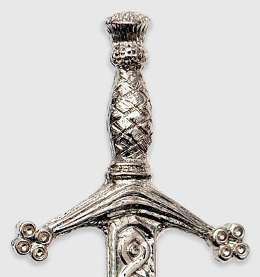 Antique Thistle Sword Kilt Pin | High-Quality & Elegant