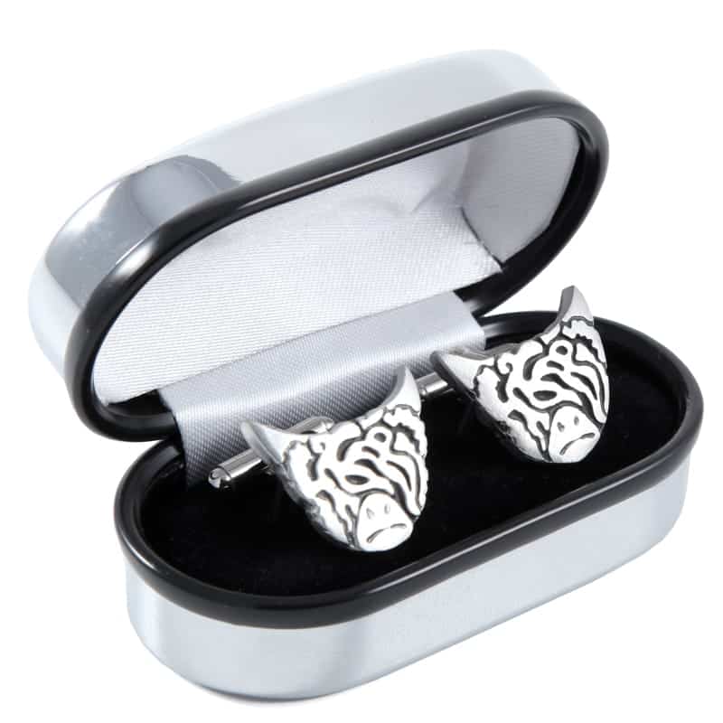 Highland Cow Pewter Cufflinks - Artisans of Scotland